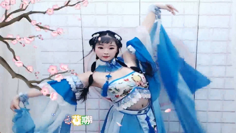 美女主播瑶尧舞蹈娑婆 舞姿优美古风古韵