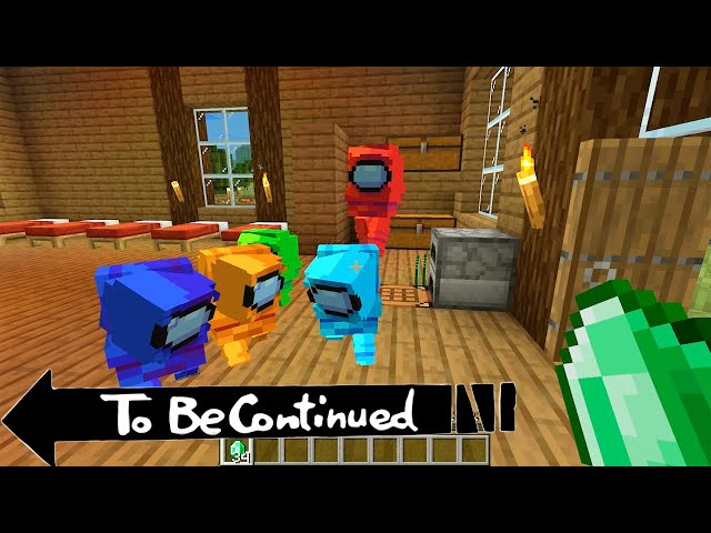 funny among us in minecraft to be continued by scooby craft part