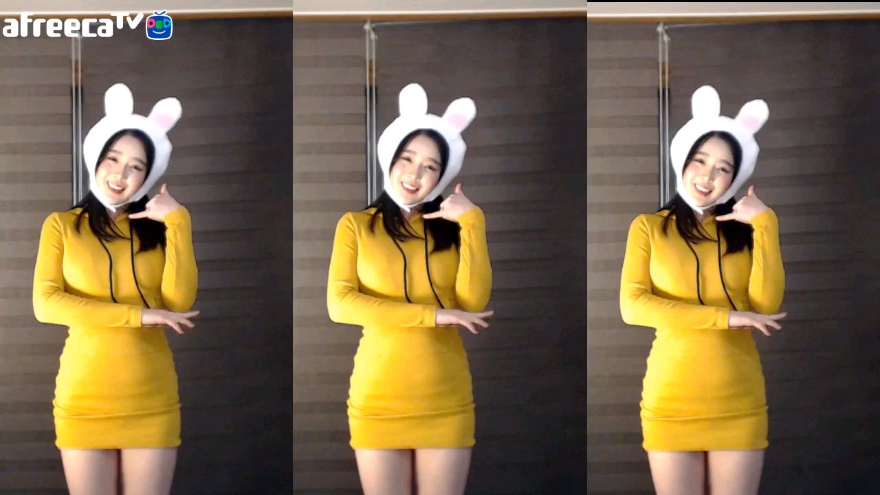 韩国女主播黄衣小白兔性感舞蹈