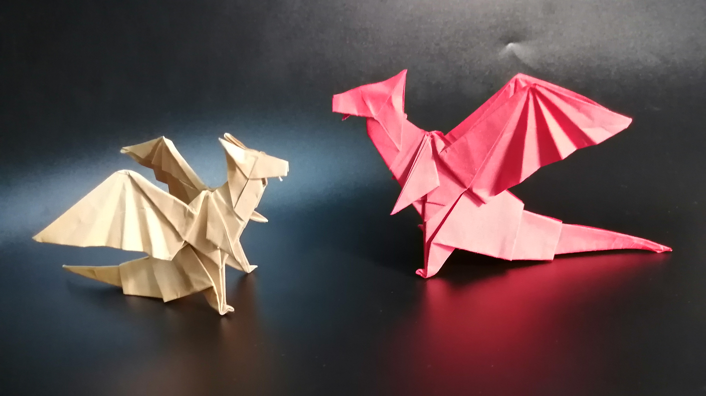 【折纸】教你折一只可爱简单的小飞龙