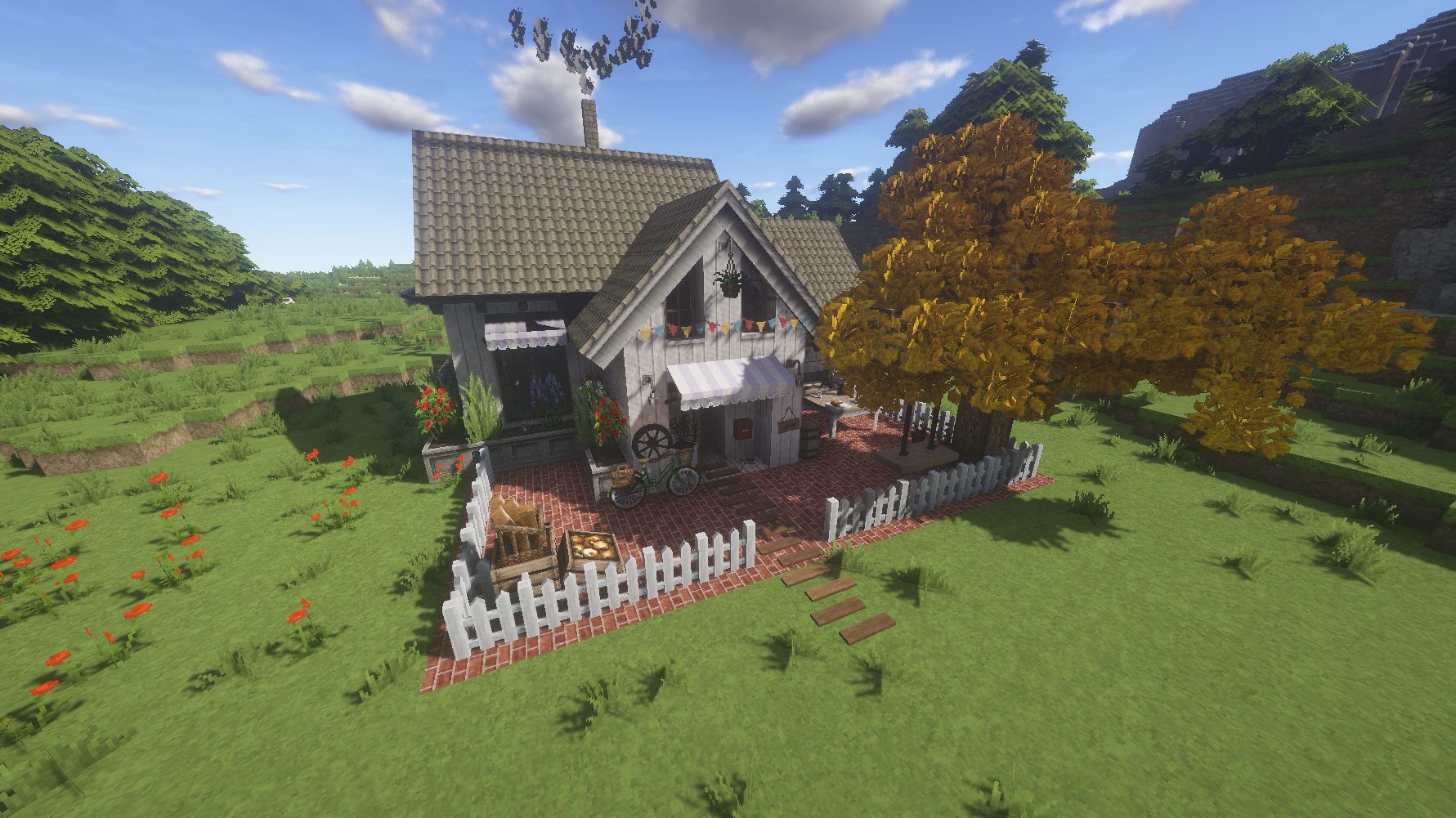 【minecraft】延时摄影:使用cocricot建造温馨小屋