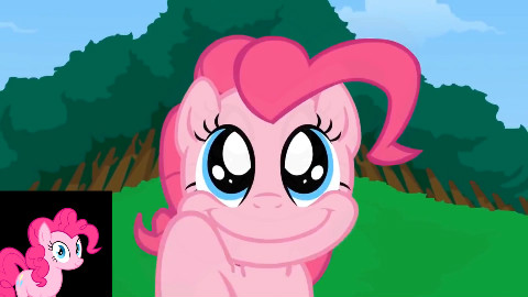 pinkie pie reacts to smile hd