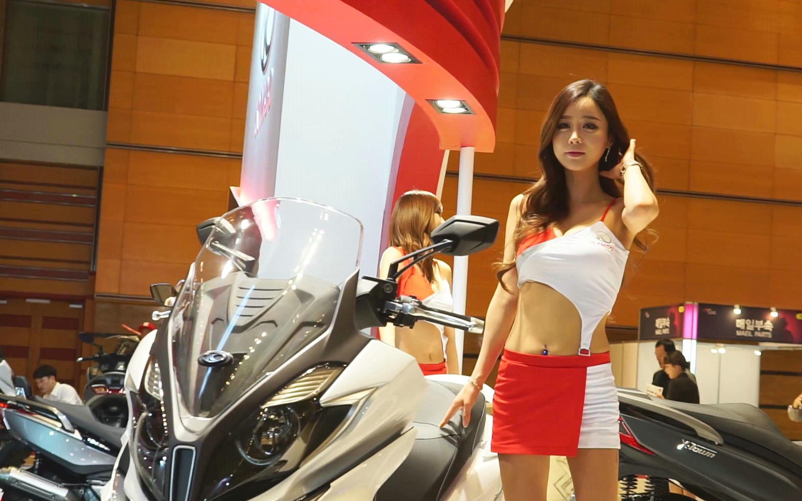 2016韩国首尔摩托车车展性感展服