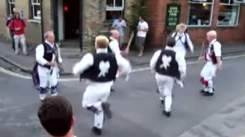 morris dancing in oxford