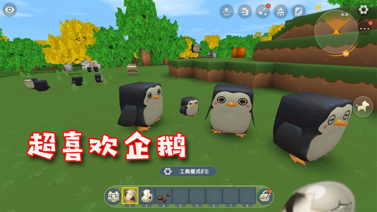 迷你世界:生物知识大科普,会跳舞的企鹅,想不想把它带回家