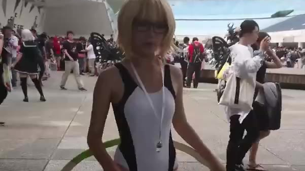 漫展cosplay pf30 小天使姐姐又来了 你也有小翅膀吧