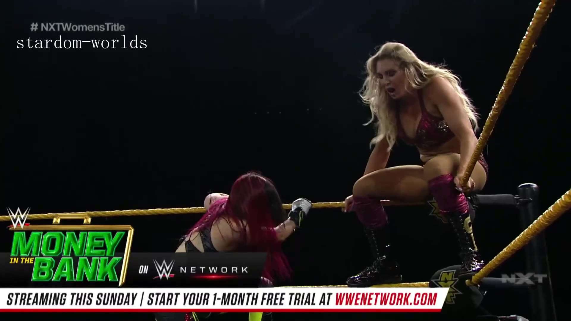 wwe nxt2020.5.6女子锦标赛 charlotte flair vs. io shirai