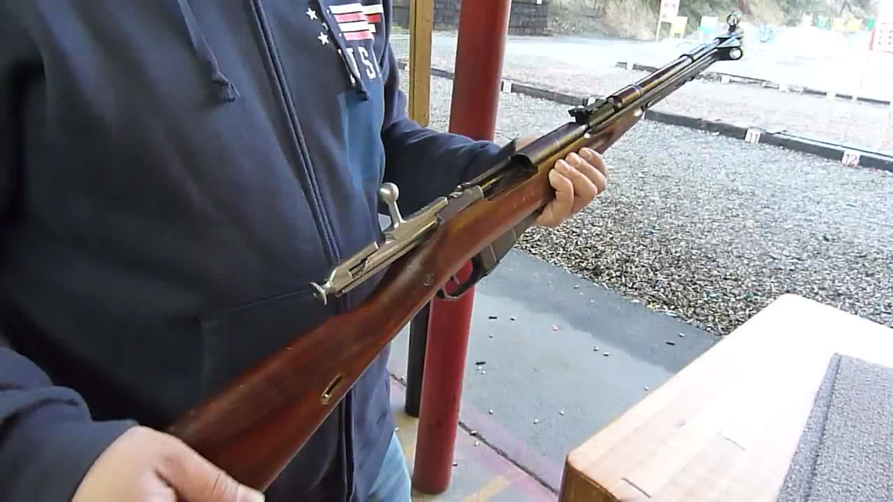苏联莫辛纳甘m1944卡宾枪/骑枪射击