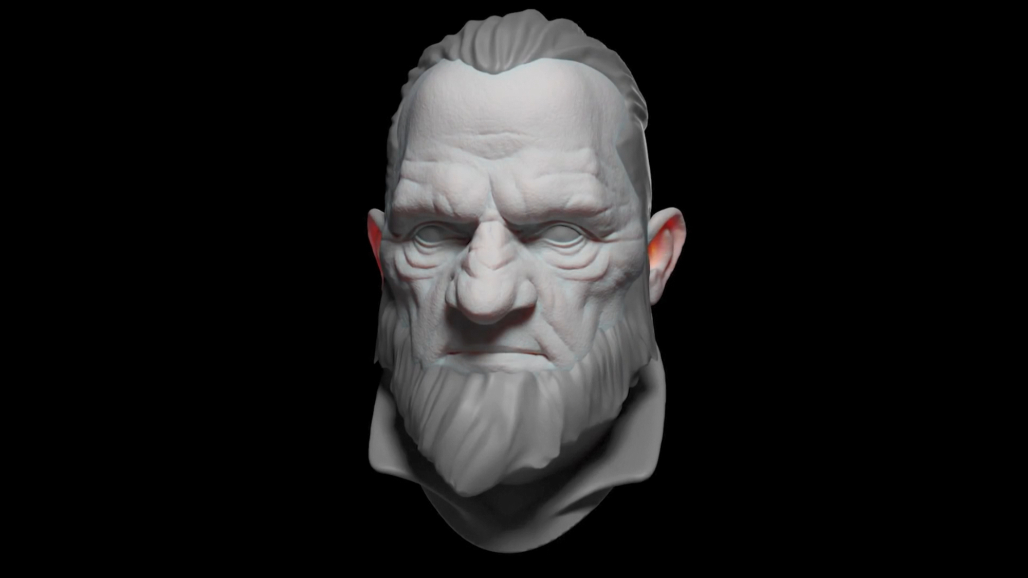 【3d建模】zbrush创建头部肖像模型过程,zbrush加速雕刻教程