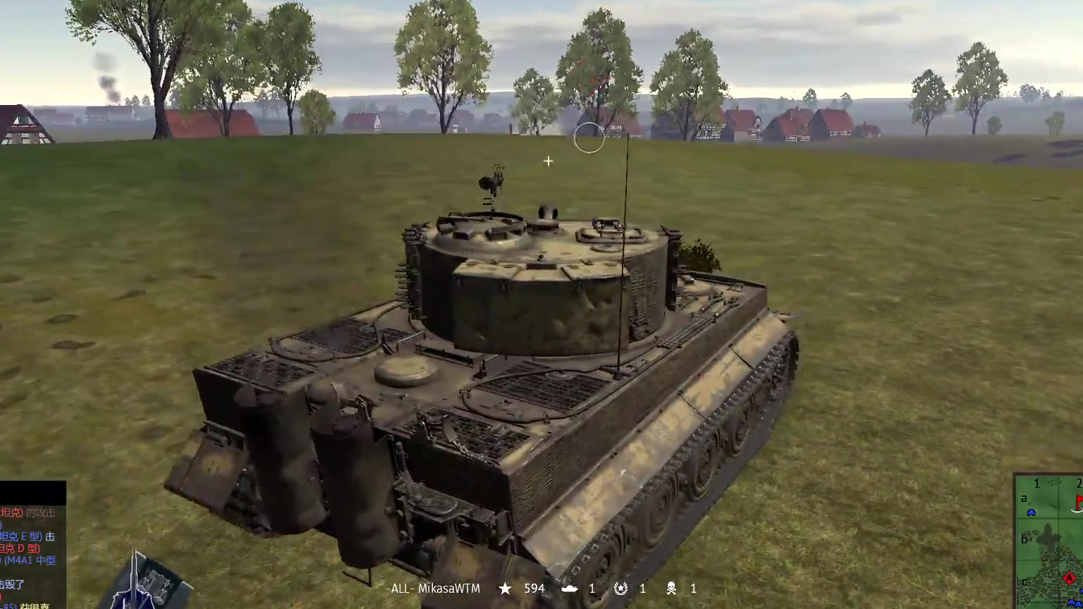 战争雷霆德国正宗虎式坦克的战斗