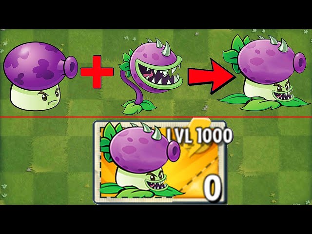 fume-chomper level 1000 power-up!in plants vs zombies