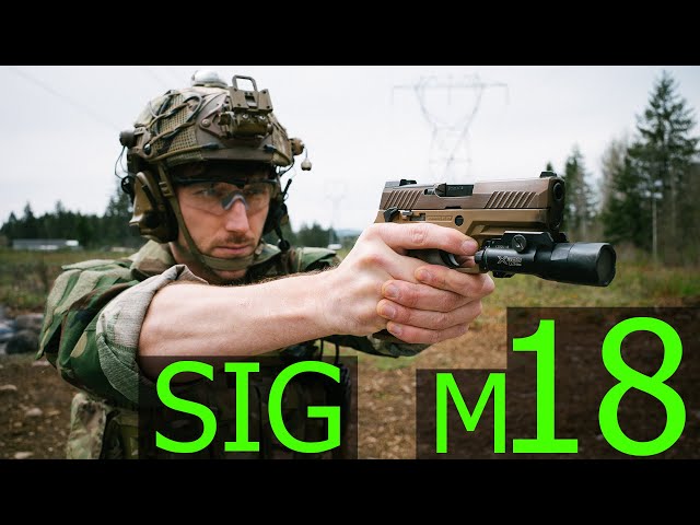 the marine corps new service pistol,sig m