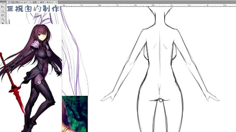 角色侧视图示范