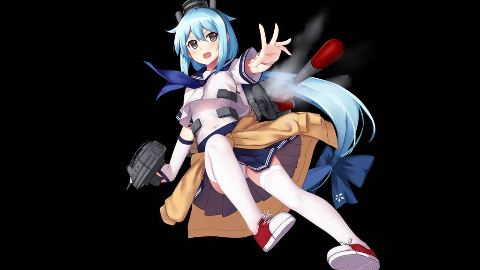 【雪風-战舰少女r】为了报答莉安夕,初雪把提督一!脚!踹!飞!