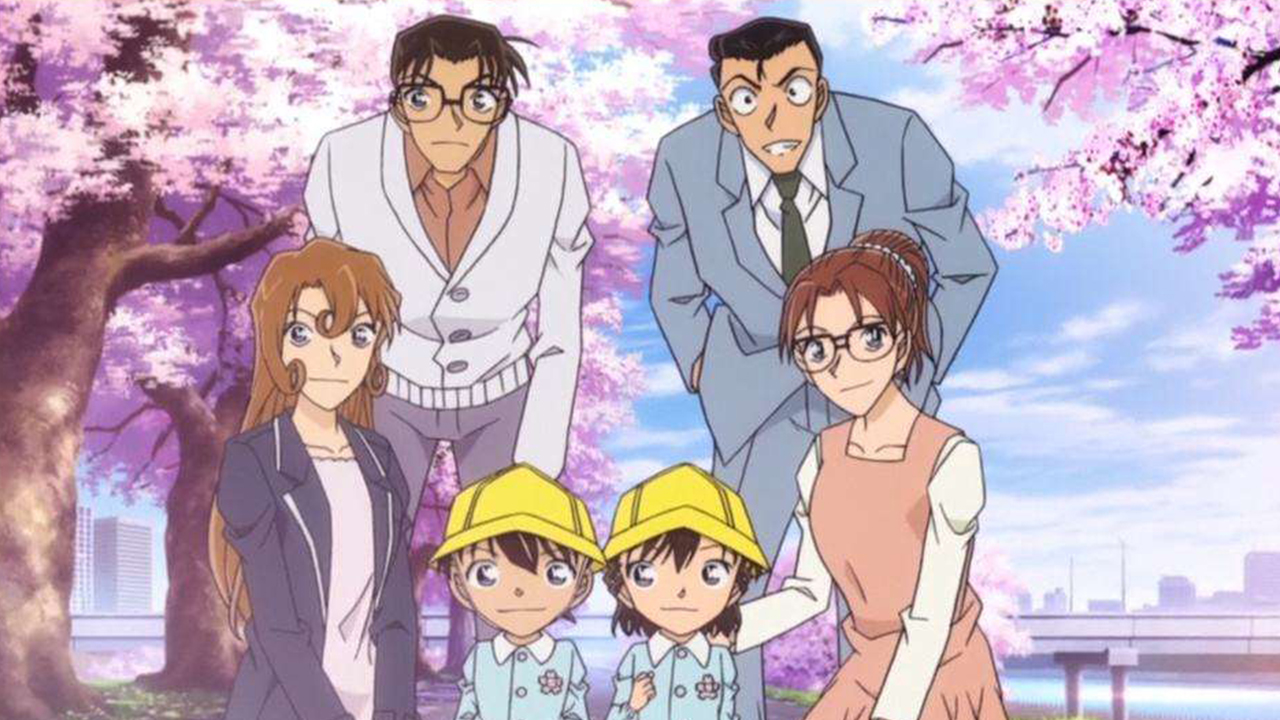 柯南身份被小兰识破老妈化身老姐工藤有希子在线解围