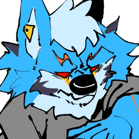 furry兽人绘画过程阿物的心