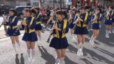 京都橘高校吹奏部ガラシャ祭りパレード Acfun弹幕视频网 认真你就输啦 W ノ つロ