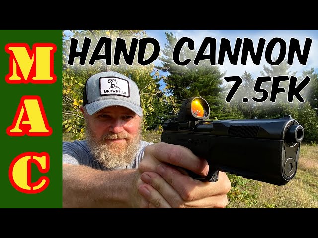 hand cannon!new 7.5fk psd pistol with 10mm barrel!