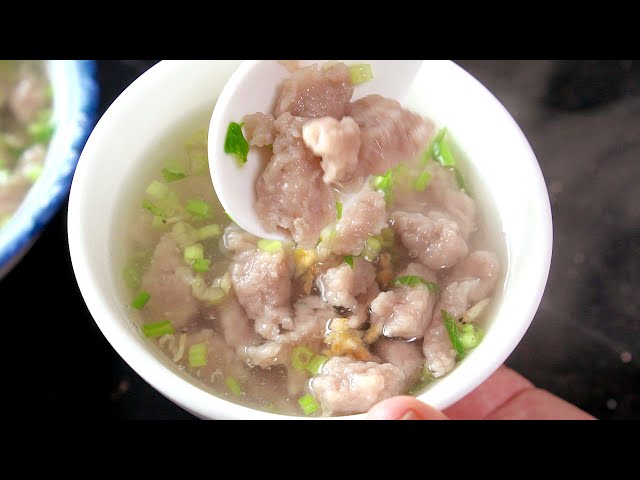 福鼎肉片家常做法: q彈爽滑好解饞,很多人一次能吃三四碗【我是馬小壞】