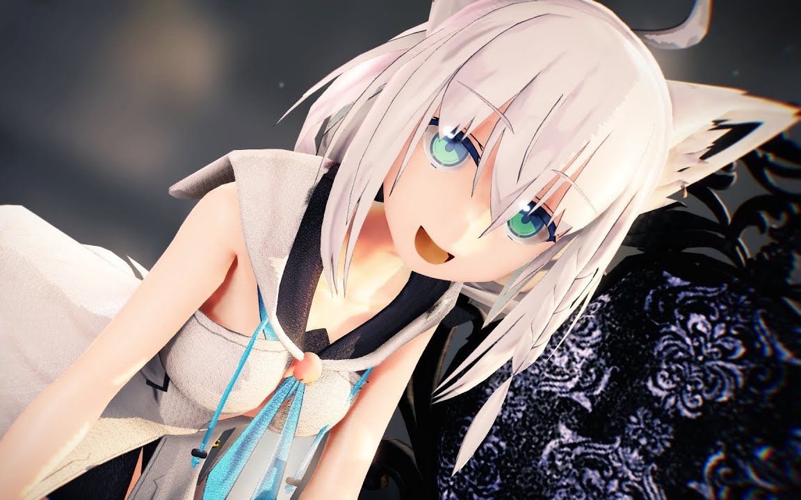 【VtuberMMD】Monster【白上吹雪】【搬运】