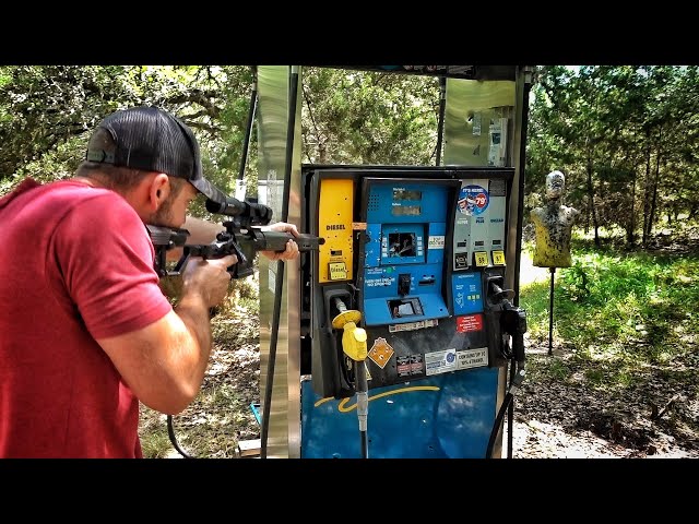 can a bullet light a gas tank on fire?