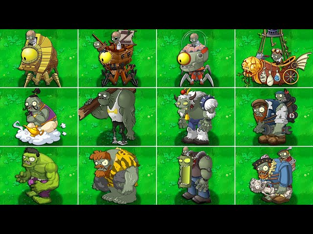 plants vs zombies 2 final boss - all zomboss fight!