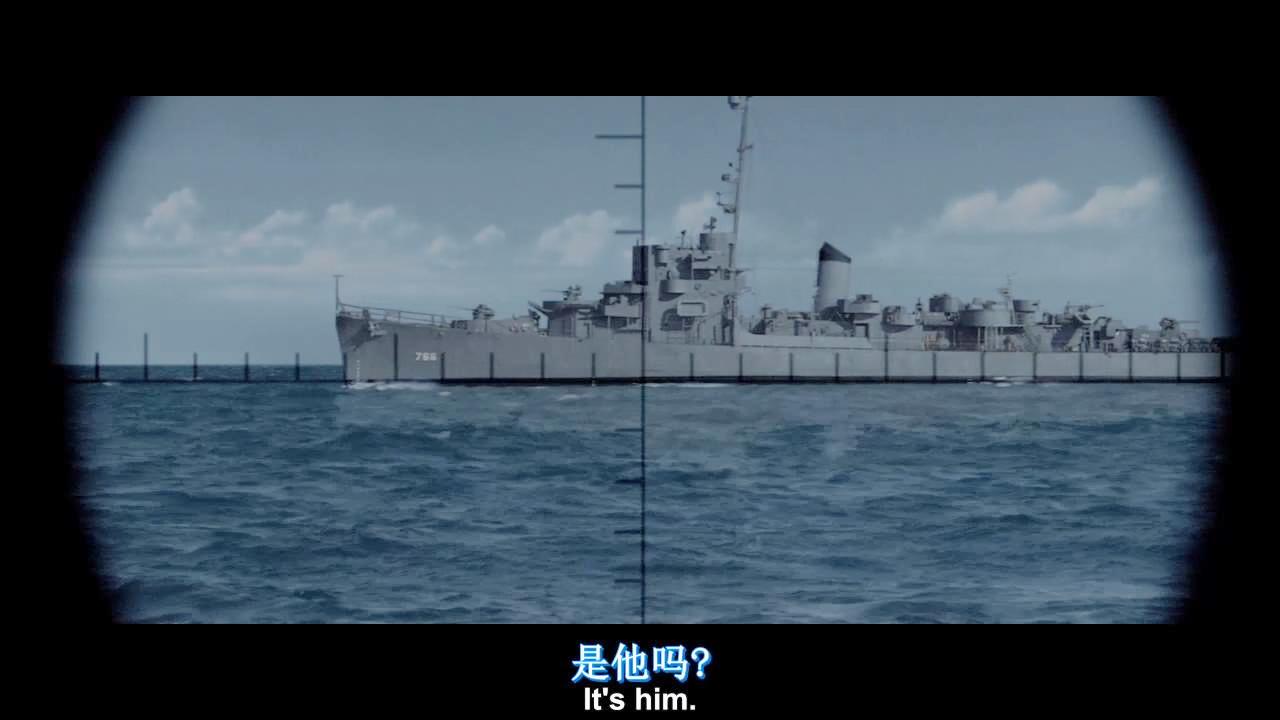 百看不厌的海战片, 美军舰深海猎杀日军潜艇, 被鱼雷锁定险遭反杀