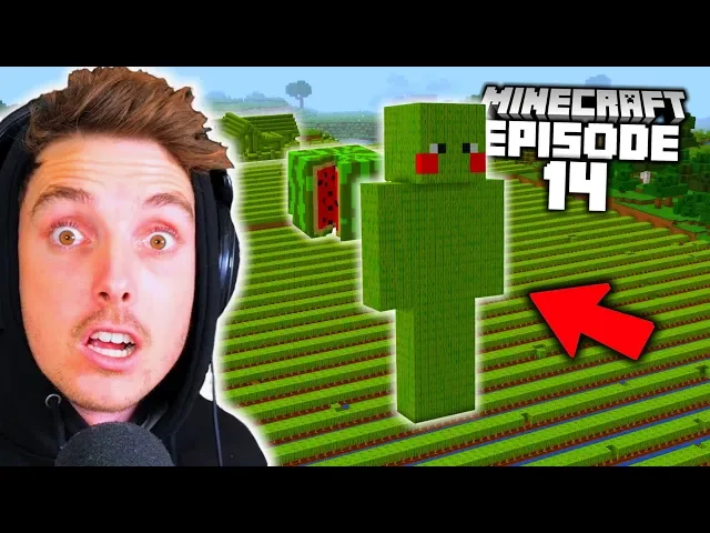 I Built An Even Bigger Melon Farm Than Lazarbeam Minecraft Let S Play