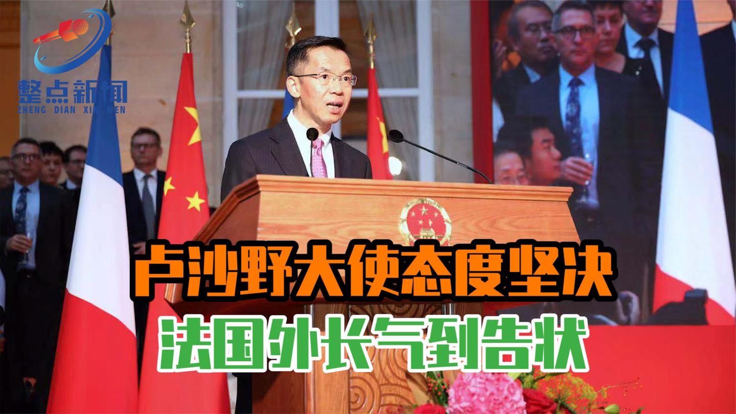 法国人, 收起你的傲慢吧! 卢沙野大使态度坚决, 法国外长气到告状