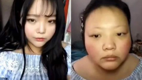 这化妆的技术堪比整容,大写的服