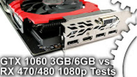 GTX1060 3/6G和RX 470、RX 480在1080P下的游戏性能对比