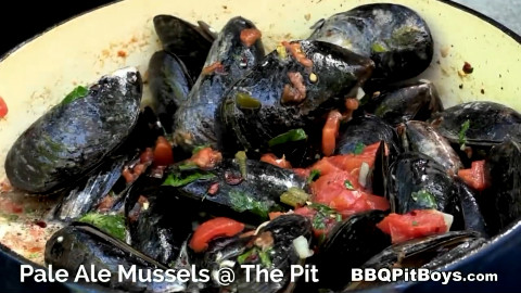 【美国佬土豪BBQ吃法】淡色艾尔啤酒煮贻贝 #BBQPitBoys# @Sofronio