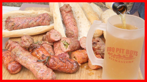 【soso字幕】美国佬土豪BBQ吃法 烧烤夹心肠 #BBQPitBoys# @Sofronio