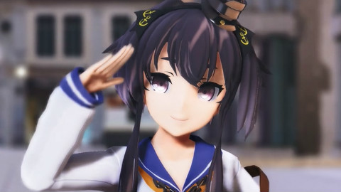 【艦これMMD】時津風でClassic【カメラ配布】