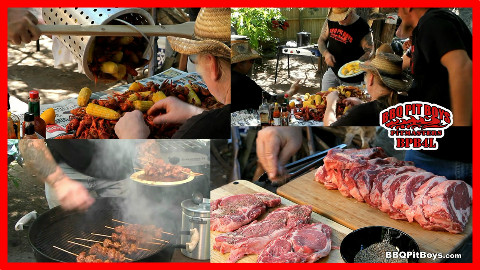 【soso字幕】美国土豪BBQ 小龙虾鳄鱼烤串肋眼牛排 #BBQPitBoys# @Sofronio