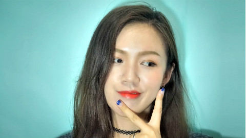 内双也适合的眼妆~夏日清爽柑橘日常妆