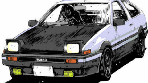 现实版头文字D AE86水沟下陷过弯