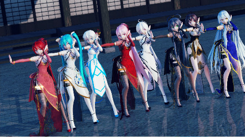 【MMD】旗袍眼花繚亂?!拾壹 【ECHO】【镜头配布】