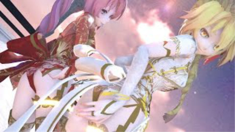 【MMD】 TDA China Dress 「ダメよ」Neru X Teto