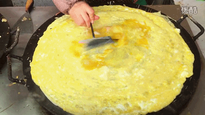 放了11个鸡蛋的煎饼果子