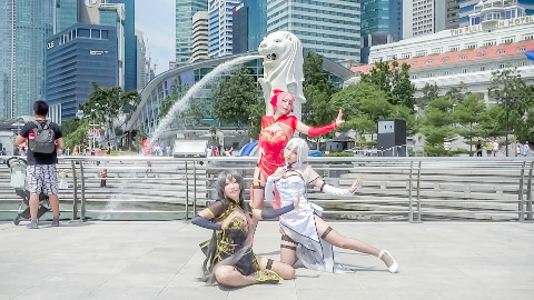 【BiuBiu】极乐净土❤羞耻度爆表 烤熟的金丝雀带你游新加坡 内含高能花絮