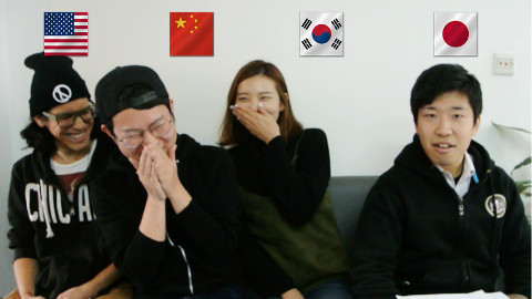笑成傻逼!中日韩英四语大PK!