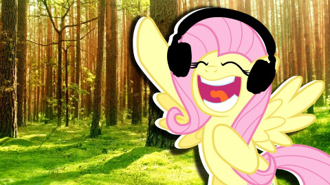 Fluttershy plays Tree Simulator?