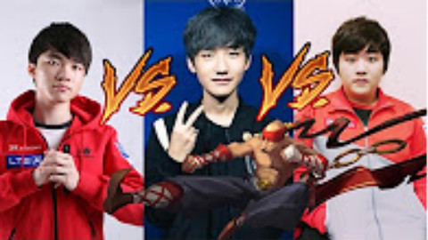 SKT内战盲僧中路单挑SKT Peanut vs Bang & Faker