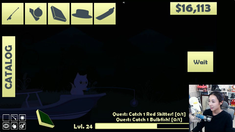 女流-2.9-小猫钓鱼(Cat Goes Fishing)