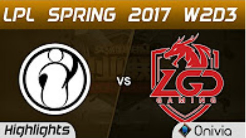 【LPL】2017春季赛W2D3 高光合集 (共6P 1080P)20170211