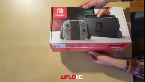 任天堂新一代SWITCH游戏主机开箱上手玩