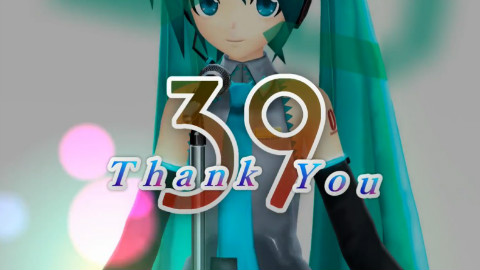【MMD】DIVA風初音ミク「39〈サンキュー〉」