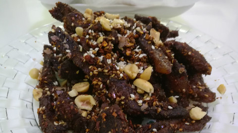 牛肉干自己做的才好吃啊~