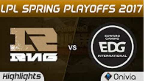 【LPL】2017春季赛季后赛 RNG vs EDG 高光合集 20170422